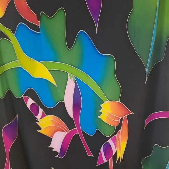 Simply Silk Floral Dress Size S - Picture 4 of 6